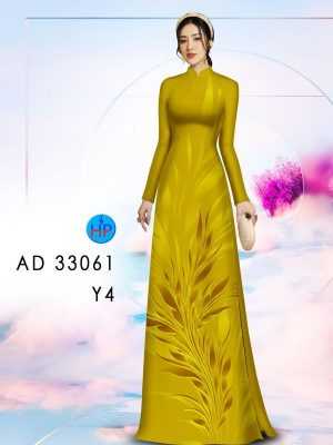 Vải Áo Dài Hoa In 3D AD 33061 33